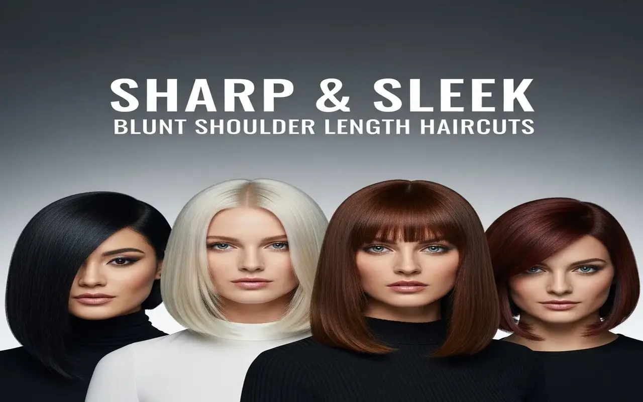 blunt shoulder length haircuts