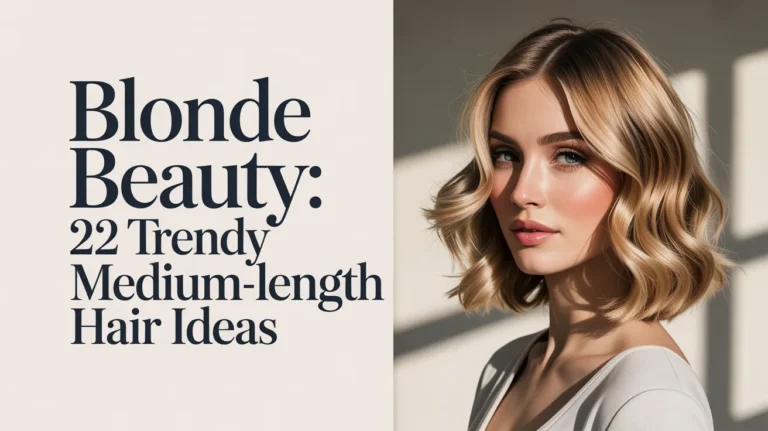 medium length blonde hair ideas